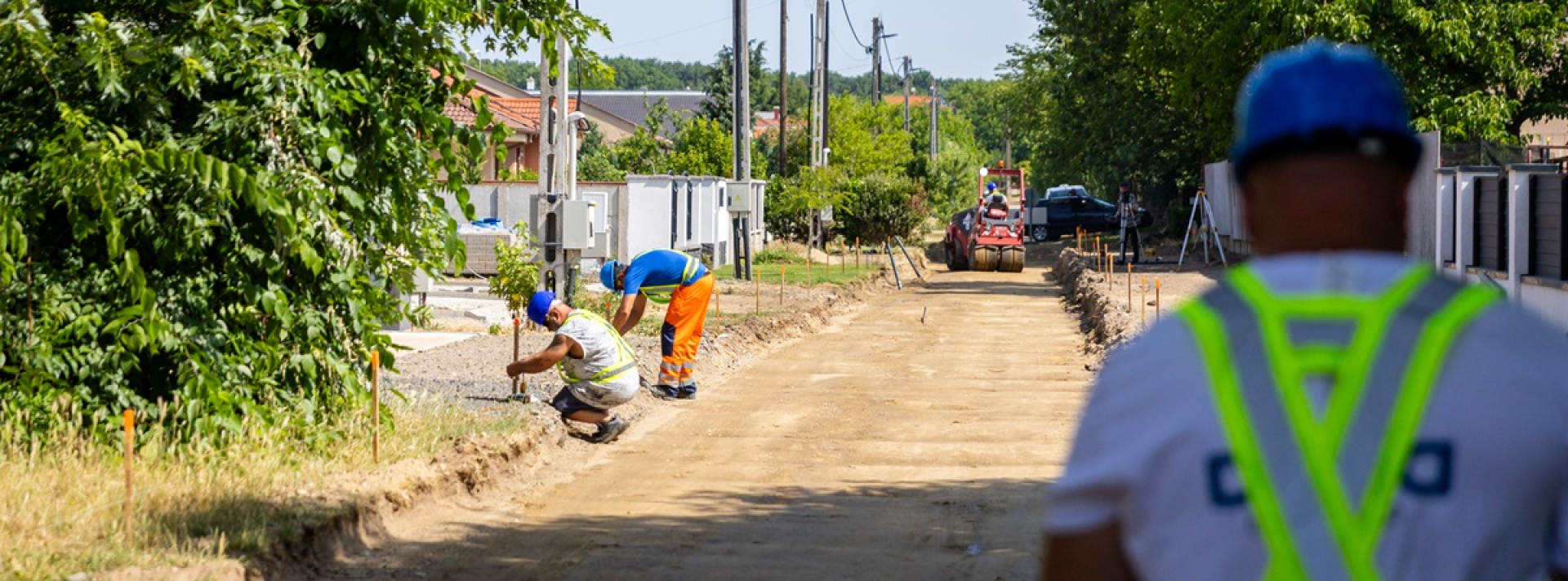 Újabb utca kap szilárd burkolatot a Júliatelepen