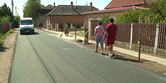 Elkészült a Sólyom utca 500 méteres szakaszának felújítása