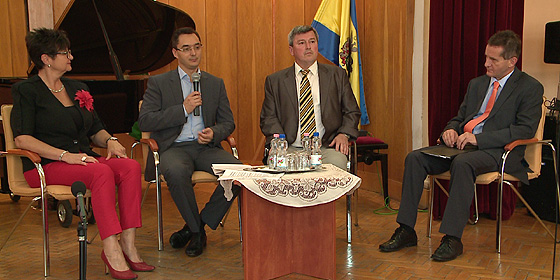 Pappné Gyulai Katalin, Papp László, Pósán László és Tóth József