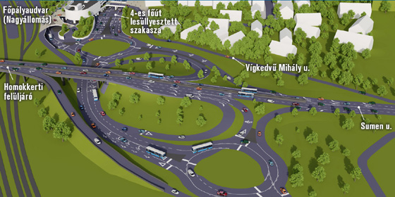 Így közlekedhetünk majd a Debreceni Főpályaudvar környékén