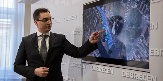 A cél a közlekedés felgyorsítása Debrecenben