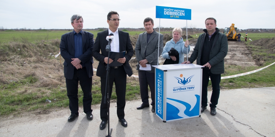 Új utcát építenek Debrecenben Mandolás utca néven