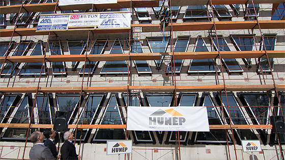 Bokrétaavató a Forest Offices Debrecen irodaháznál