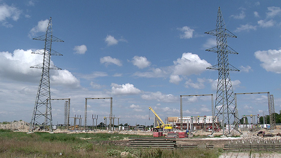 Energiát visznek a város új ipari parkjába