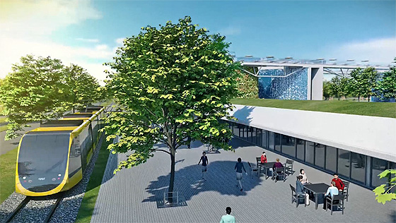 3D-s animáción az új Nagyerdei strand