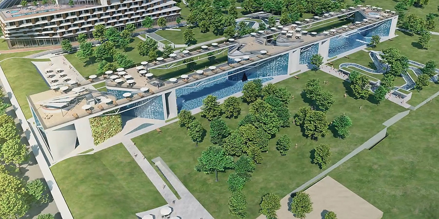 8 és fél milliárd forintból építik meg az új Nagyerdei strandot  – 3D-s animációval