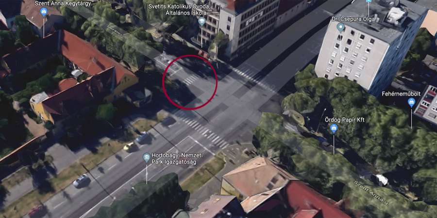 Áthelyeznek egy zebrát a Szent Anna utcán a forgalom felgyorsítása érdekében