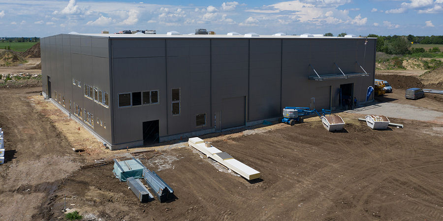 A Bürkle új debreceni gyára is elérte a legmagasabb pontját