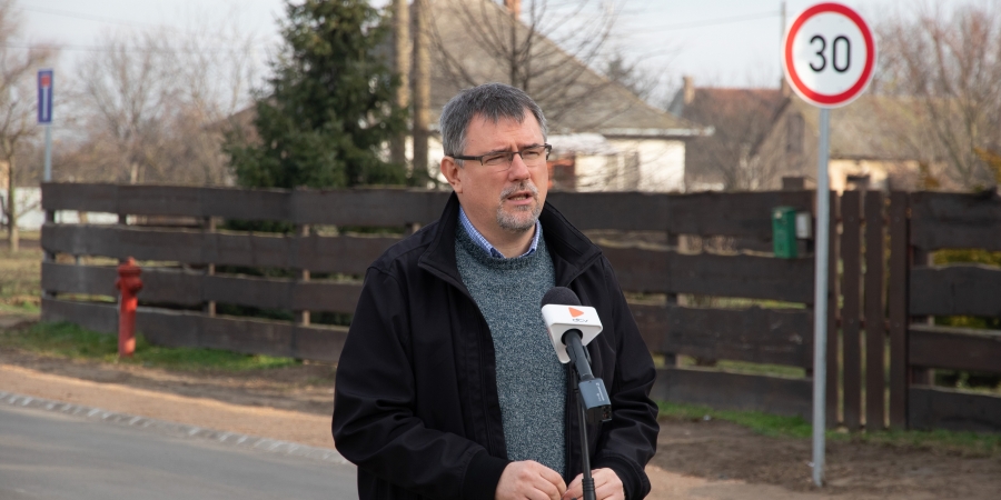 Befejeződött a Kistelek és a Csárda utca újabb szakaszának aszfaltozása