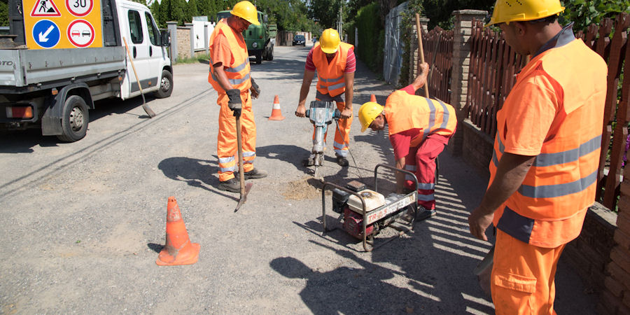 Teljes egészében aszfaltozott lesz a Diófa utca