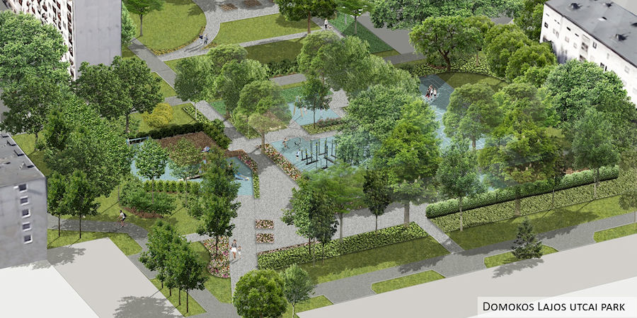 A Vénkertben is kezdődik a parképítés, Debrecen egyik legszebb része lehet majd a lakótelep