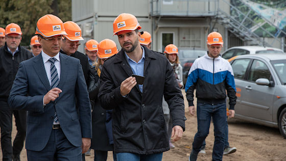 Épül a Nagyerdei strand, már pályáztatják az üzleteit 