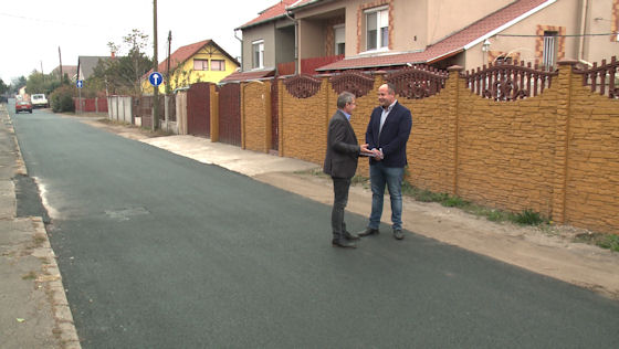Leaszfaltozták a Piroska utcát