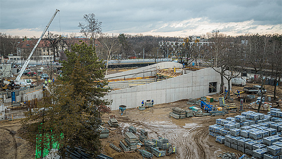 Ütemterv szerint halad a Nagyerdei Strandfürdő építése