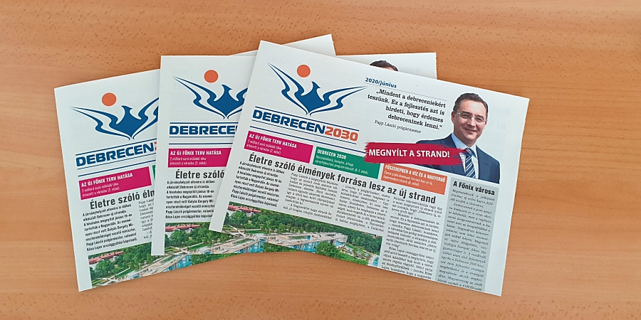 Megjelent a Debrecen 2030 program fejlesztéseit bemutató újság