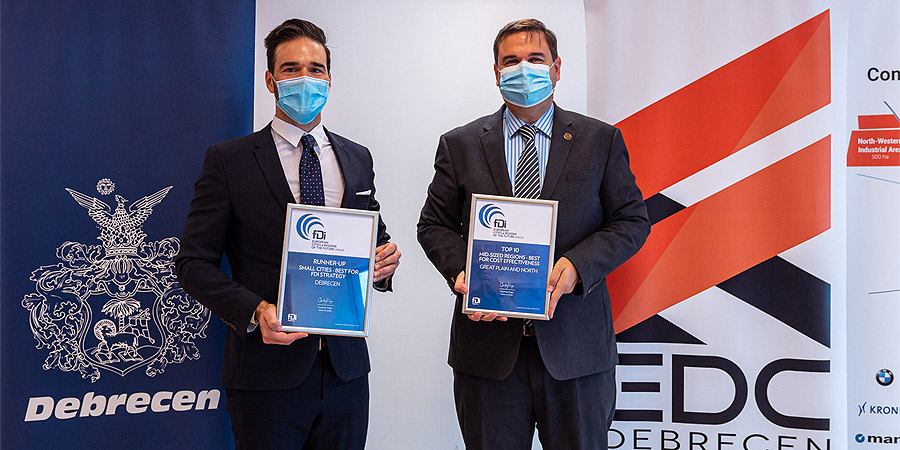 Újabb nemzetközi gazdasági elismerést kapott Debrecen és a régió