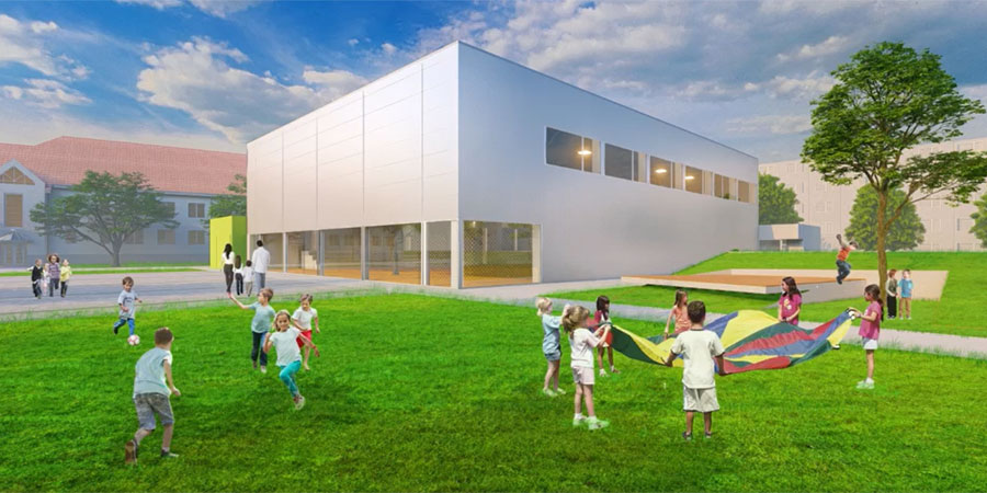 Új tornacsarnok épül az Epreskertben, itt vannak a látványtervek