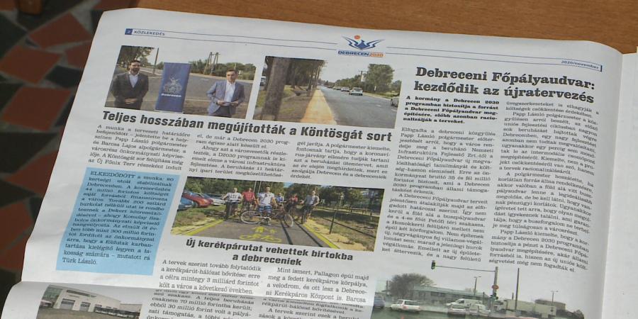 Megjelent a Debrecen 2030 program fejlesztéseit bemutató újság friss száma