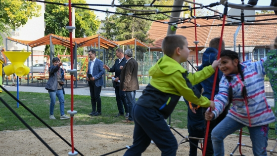 Befejeződött a Zöld város program a Sóház városrészben