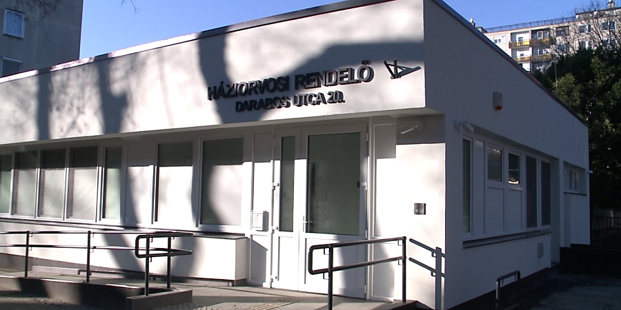 Elkészült a Darabos utcai rendelő infrastrukturális fejlesztése