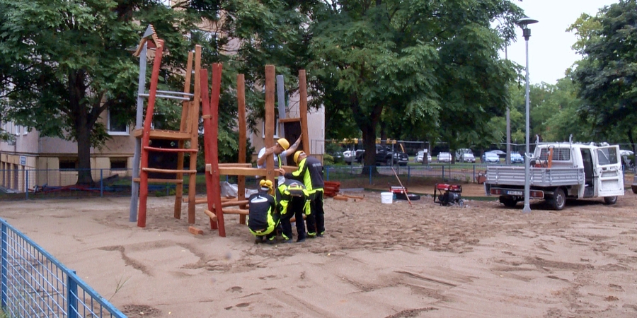 Kilenc helyszínen haladnak a Zöld Város Program fejlesztései az Újkertben