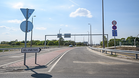 Elkészült a Déli Gazdasági Övezet úthálózatának második üteme