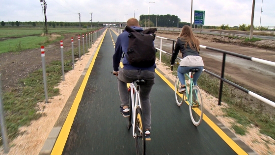 Elkészült Kismacsig a kerékpárút