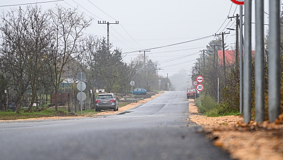 Lezárult a Felsőpércsi utca korszerűsítésének a harmadik szakasza