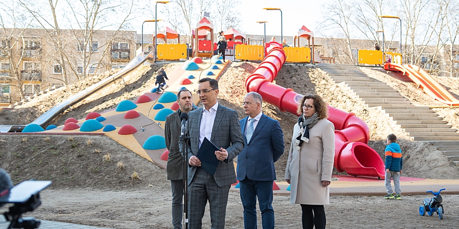 Játszóterek, sportpályák, parkok: megváltoztatta a Zöld Város Program az Újkertet