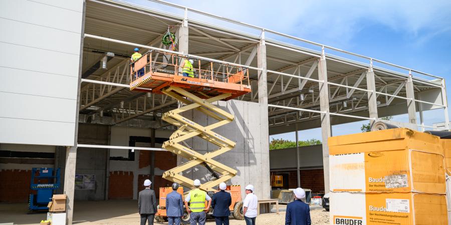 Elérte legmagasabb pontját az Epreskerti Általános Iskola épülő tornacsarnoka