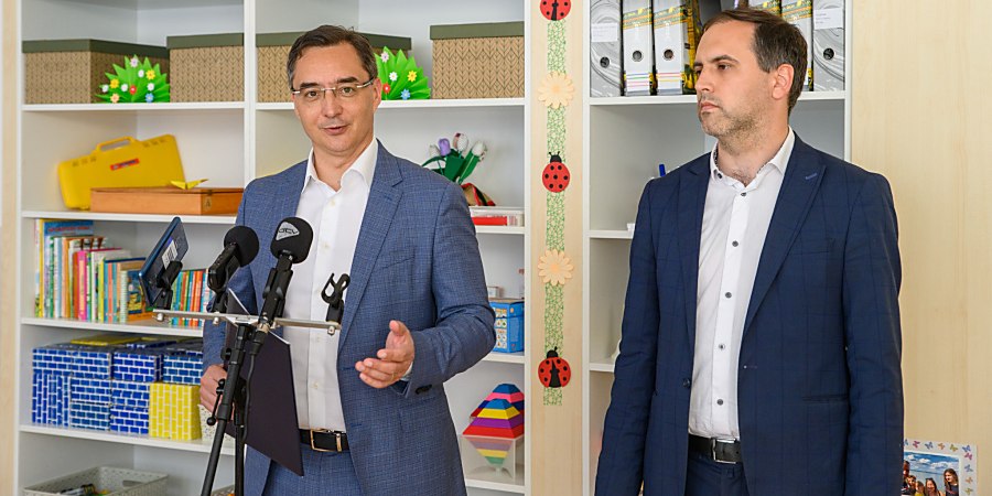 Közel 160 gyermek ellátásáról gondoskodnak a teljesen megújult debreceni bölcsődében