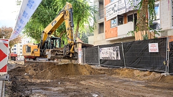 120 méteren újul meg a belvárosi útszakasz