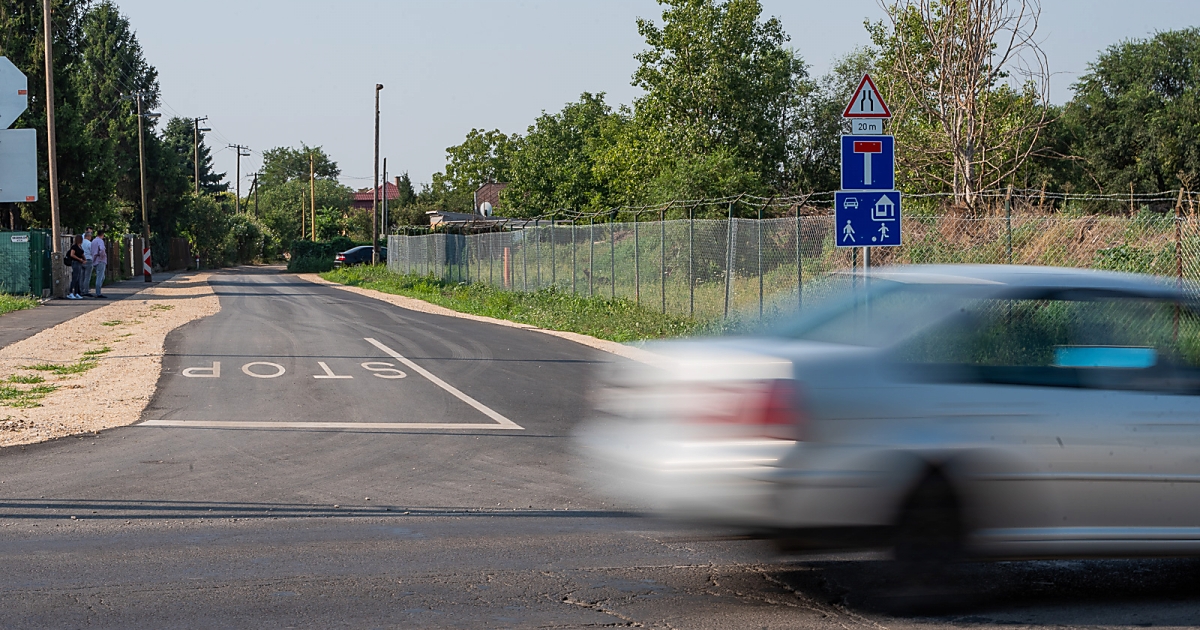 Befejeződött az útépítés első üteme a debreceni Basahalom utcán
