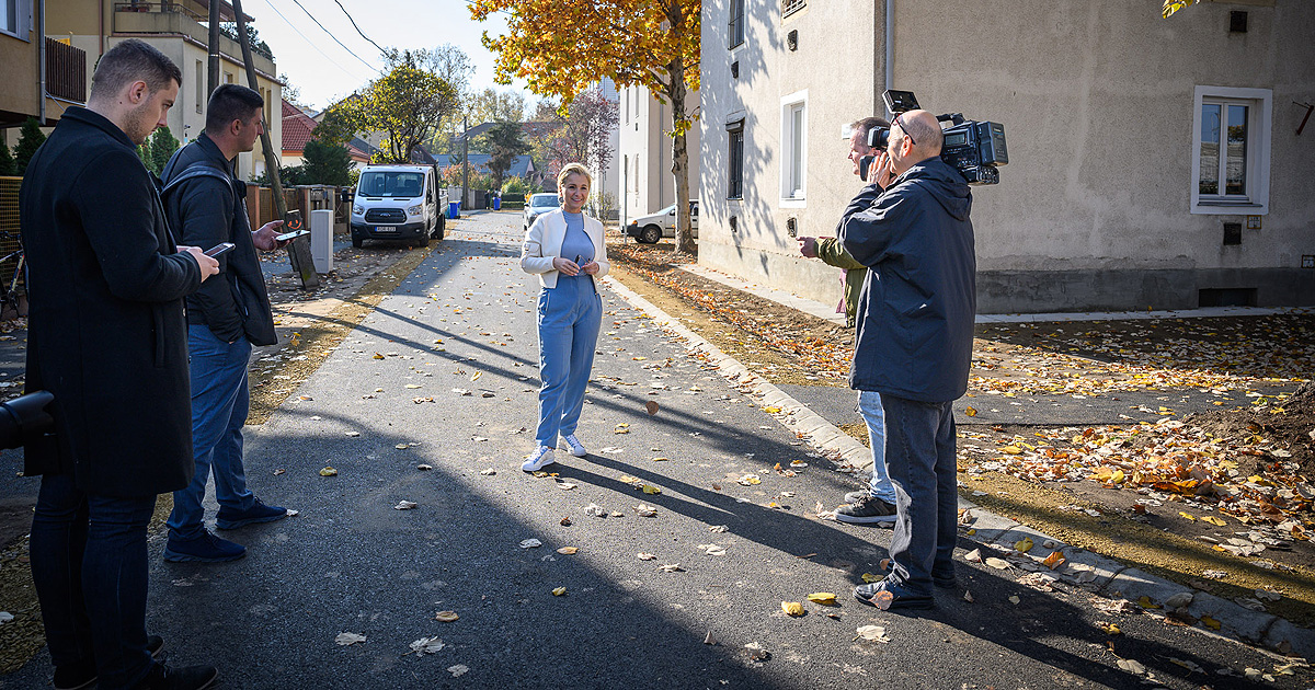 Újabb utcát aszfaltoztak le Debrecenben
