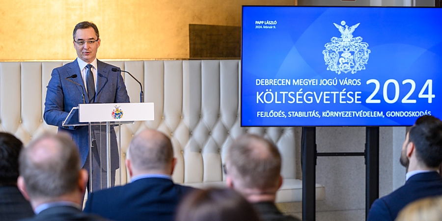 Papp László: Debrecen 2024-es költségvetése meghatározó lesz a következő évekre is